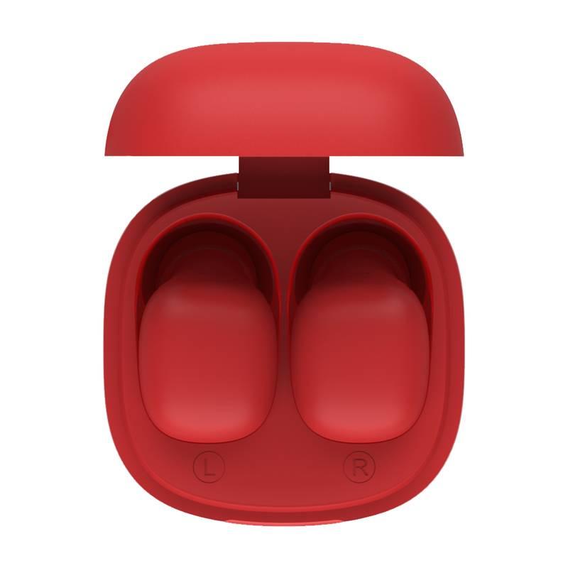 Sluchátka Niceboy HIVE Smarties červená