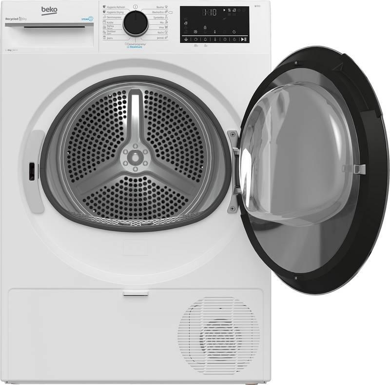 Sušička prádla Beko DPY8506GXB2 bílá, Sušička, prádla, Beko, DPY8506GXB2, bílá