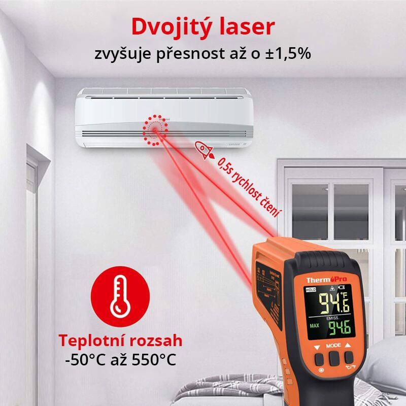 Thermodetektor ThermoPro TP-450, Thermodetektor, ThermoPro, TP-450