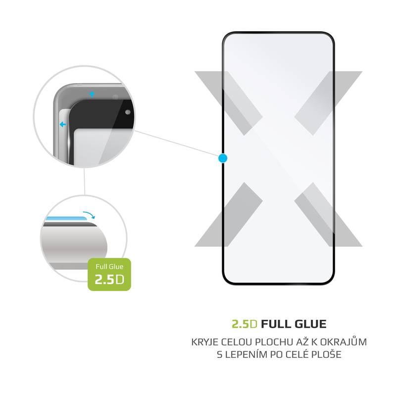 Tvrzené sklo FIXED Full-Cover na Xiaomi Redmi 12 černé