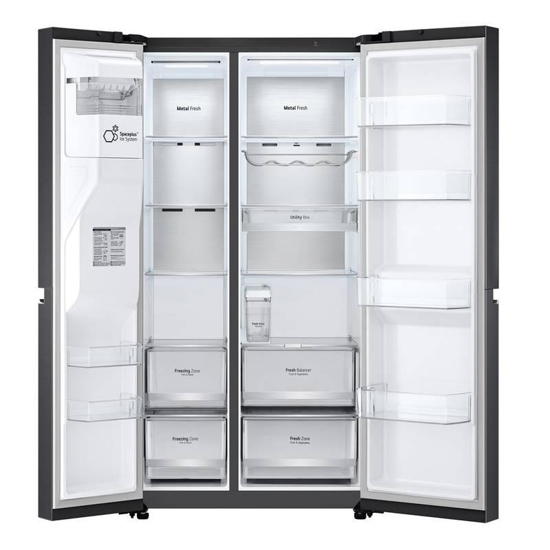 Americká lednice LG GSLV91MCAC černá