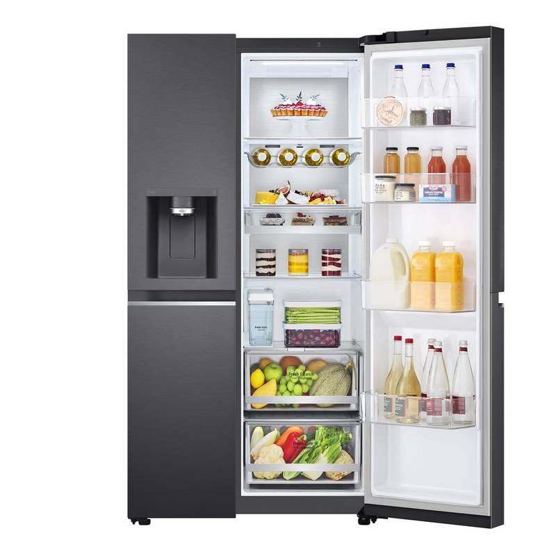 Americká lednice LG GSLV91MCAC černá