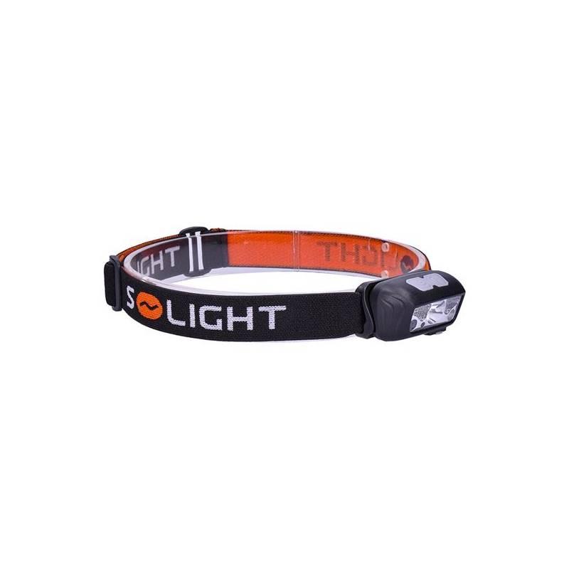 Čelovka Solight 150 100 lm, bílé a červené světlo, Li-ion, USB