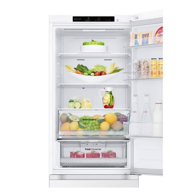 Chladnička s mrazničkou LG GBV3100DSW bílá