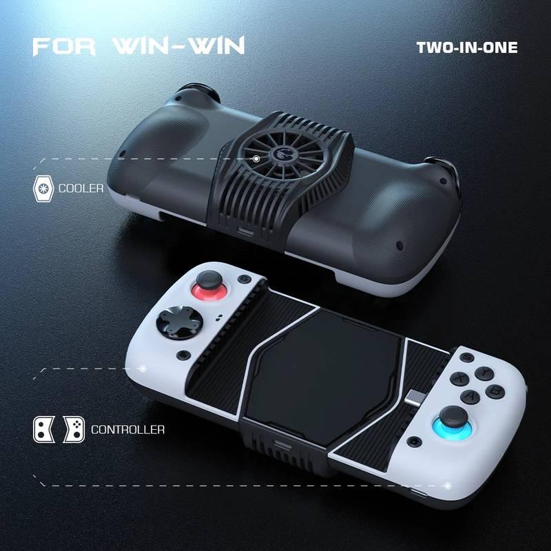 Gamepad GameSir X3 Mobile Gaming s chladičem bílý, Gamepad, GameSir, X3, Mobile, Gaming, s, chladičem, bílý