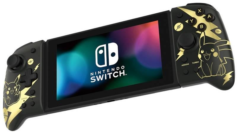Gamepad HORI Split Pad Pro na Nintendo Switch - Pikachu Black & Gold