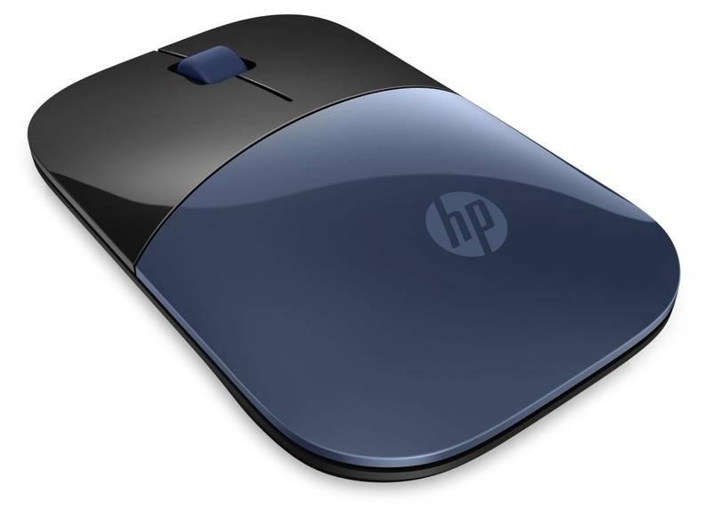 Myš HP Z3700 černá modrá, Myš, HP, Z3700, černá, modrá