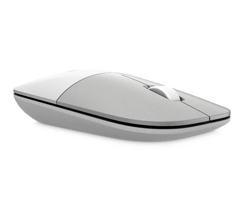 Myš HP Z3700 šedá bílá, Myš, HP, Z3700, šedá, bílá