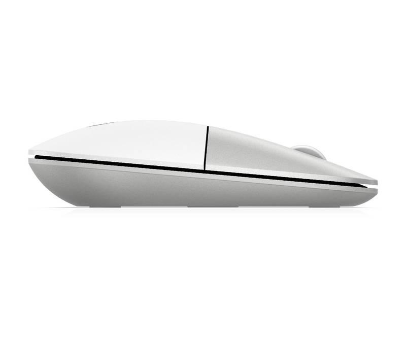 Myš HP Z3700 šedá bílá, Myš, HP, Z3700, šedá, bílá