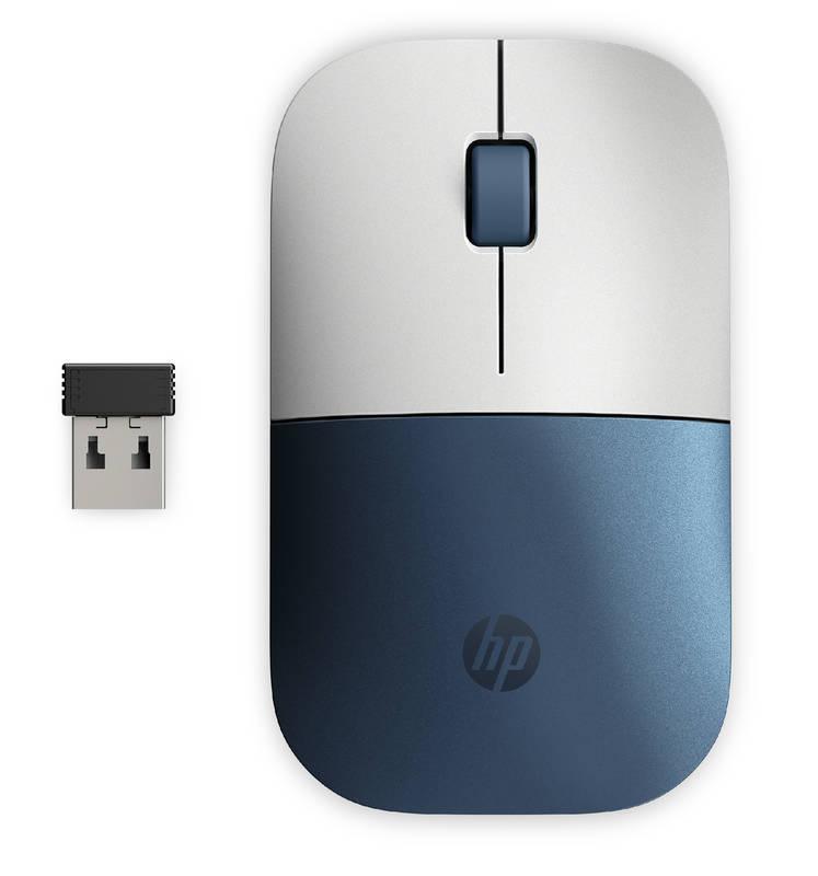 Myš HP Z3700 šedá modrá