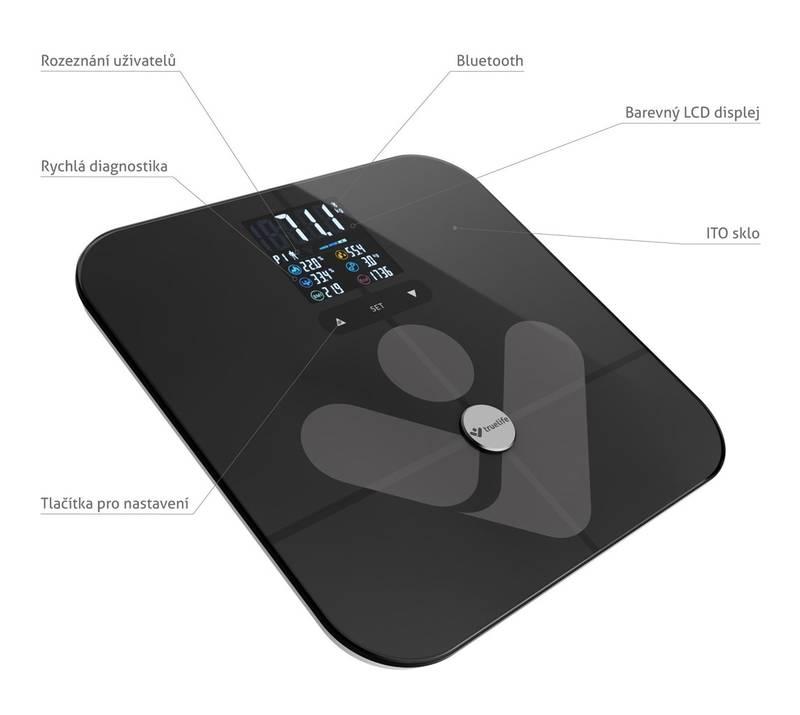 Osobní váha TrueLife FitScale W7 BT Black