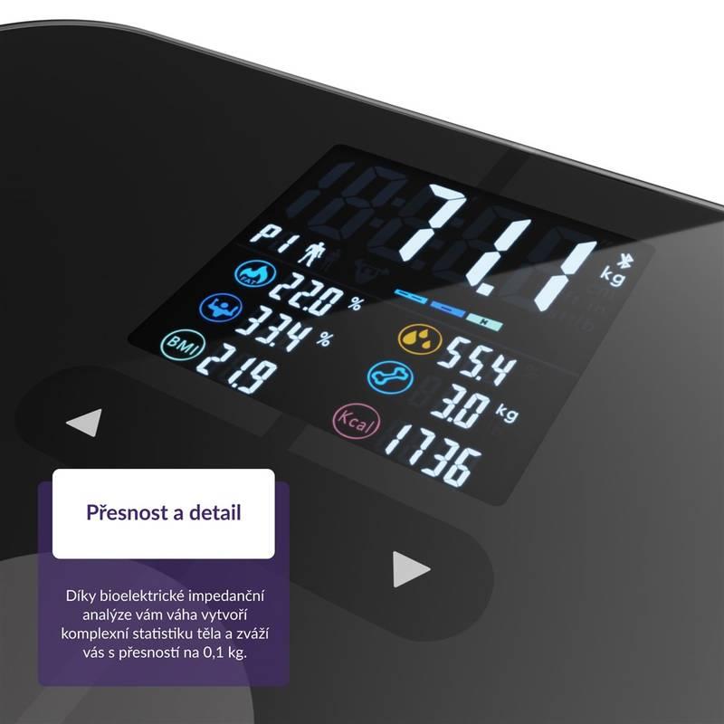 Osobní váha TrueLife FitScale W7 BT Black