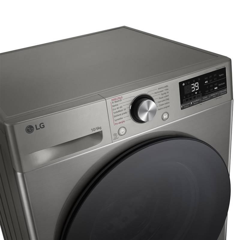 Pračka se sušičkou LG FCR7A06PG stříbrná