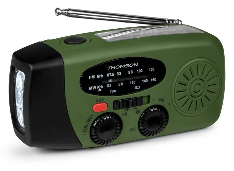 Radiopřijímač Thomson RT260 černý zelený
