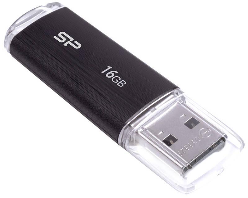 USB Flash Silicon Power Ultima U02 16 GB černý