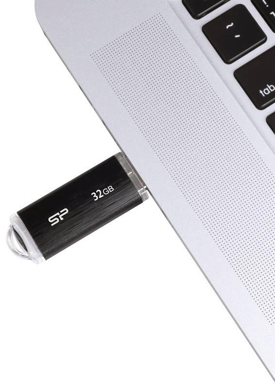 USB Flash Silicon Power Ultima U02 32 GB černý, USB, Flash, Silicon, Power, Ultima, U02, 32, GB, černý