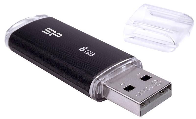 USB Flash Silicon Power Ultima U02 8 GB černý