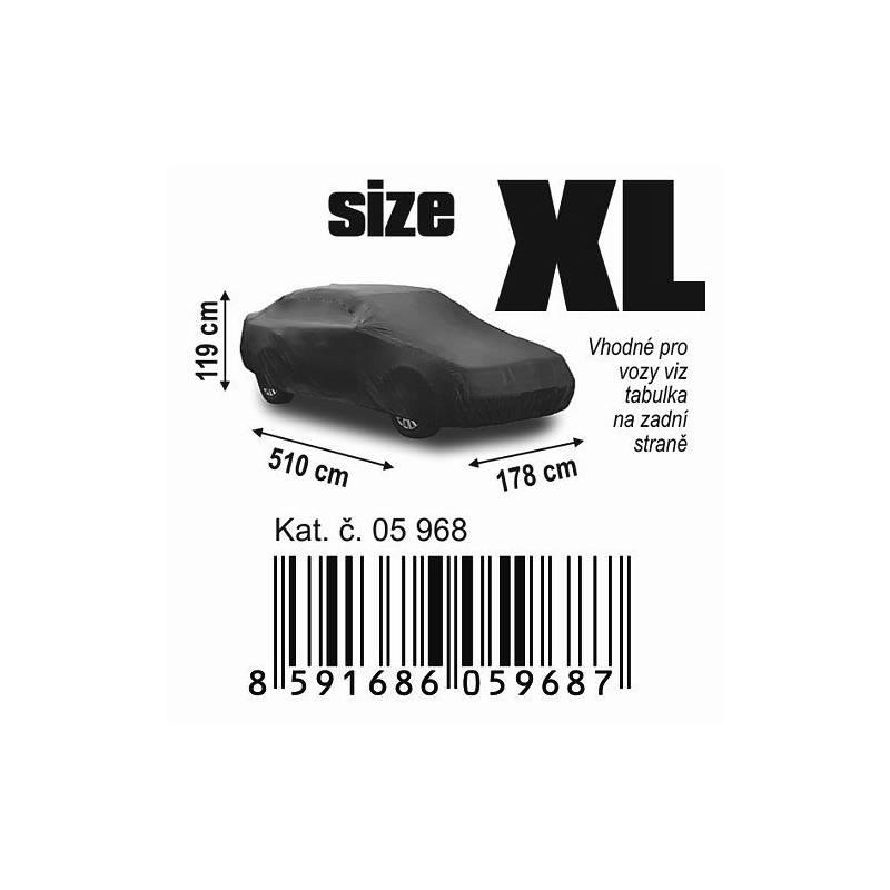 Autoplachta Compass FULL XL 510 x 178 x 119 cm NYLON