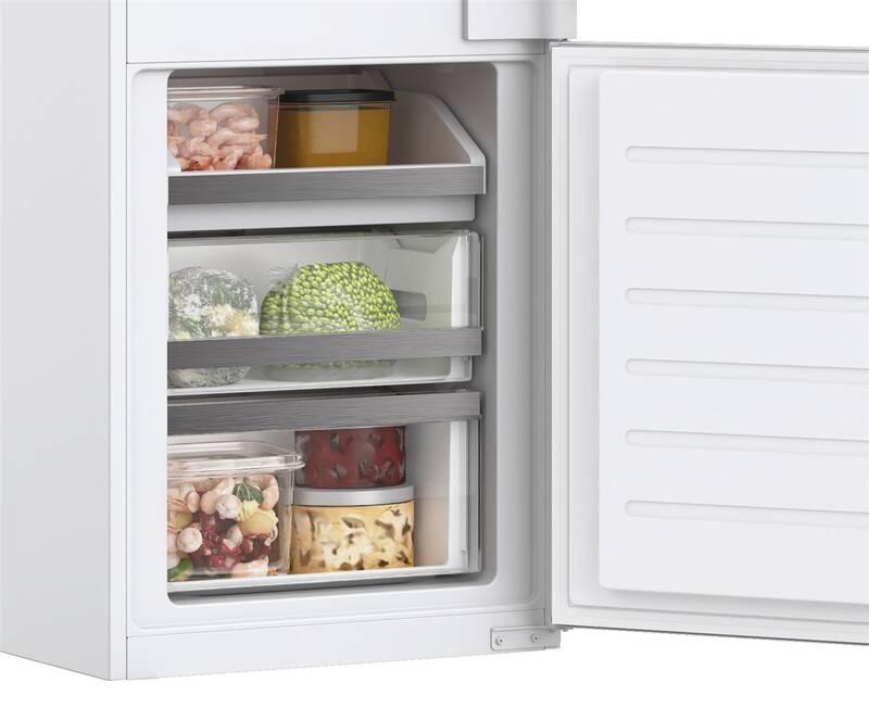 Chladnička s mrazničkou Hoover HOBT5519EW