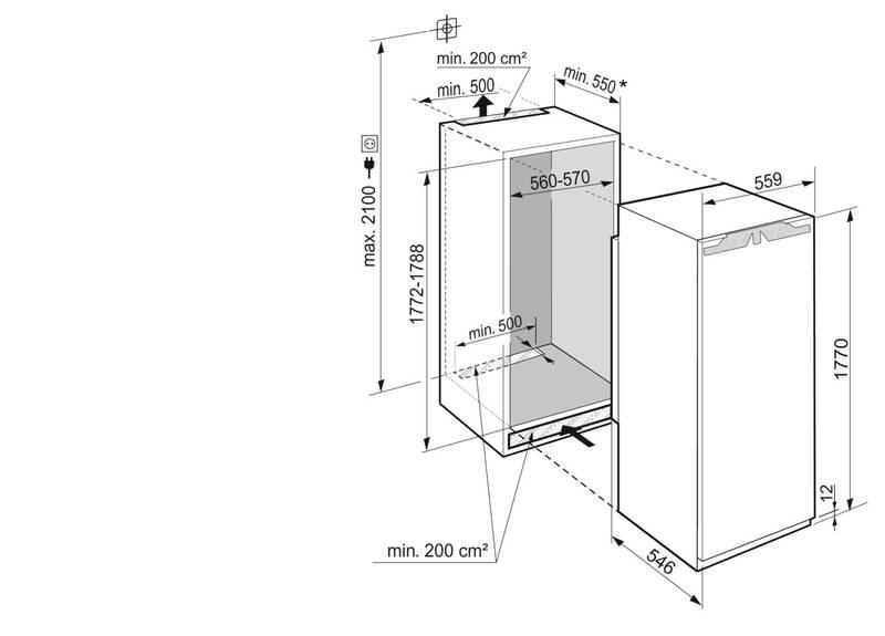 Mraznička Liebherr Peak SIFNe 5178 bílá