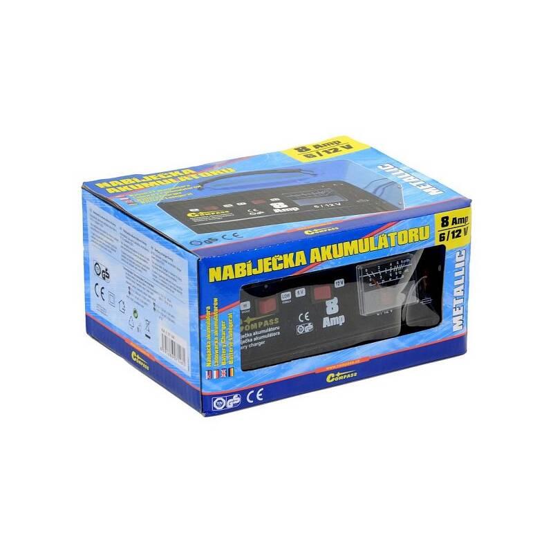 Nabíječka autobaterií Compass 8 Amp 6 12 V