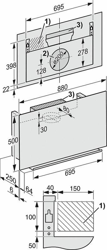 Odsavač par Miele DA 9091 W Screen šedý