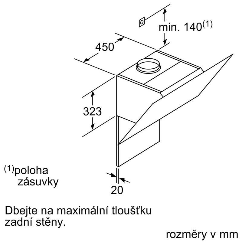 Odsavač par Siemens iQ700 LC91KWW60 černý