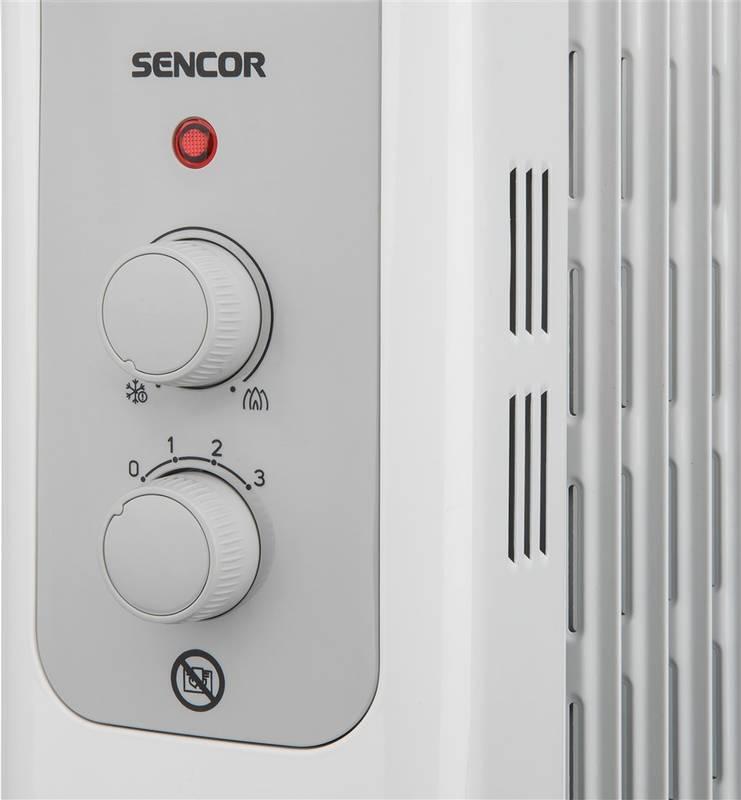 Olejový radiátor Sencor SOH 3213WH bílý