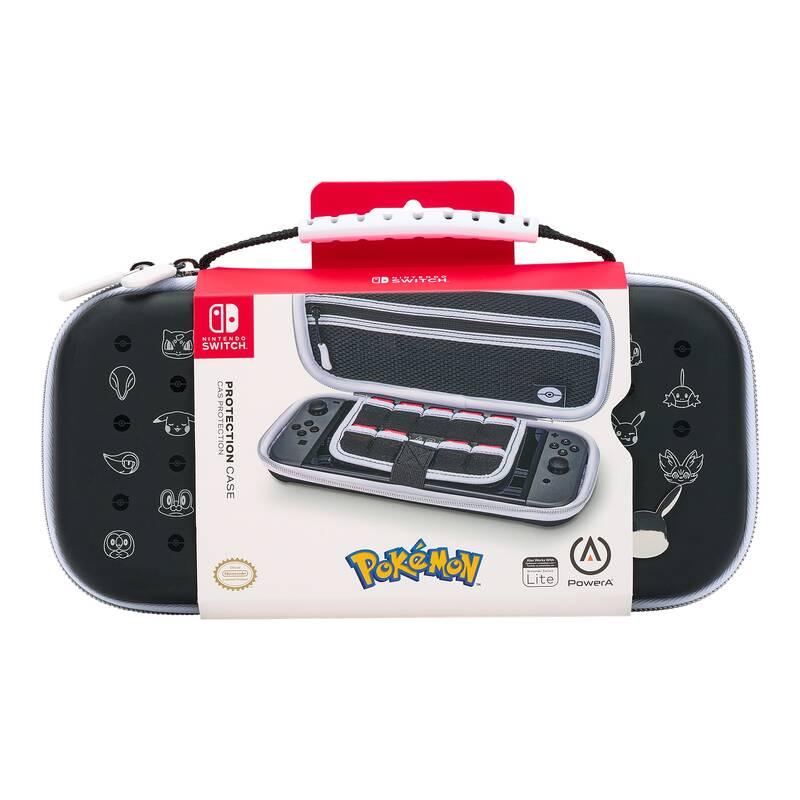Pouzdro PowerA pro Nintendo Switch - Pikachu Black & Silver