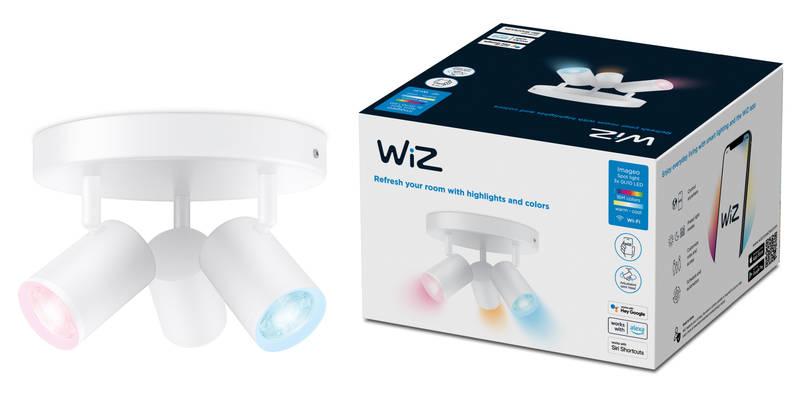 Bodové svítidlo WiZ IMAGEO Spots 3x5W RD, RGB bílé, Bodové, svítidlo, WiZ, IMAGEO, Spots, 3x5W, RD, RGB, bílé