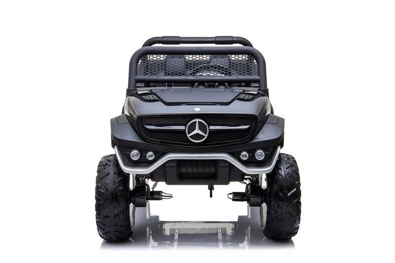 Elektrické autíčko Eljet Mercedes Benz Unimog Truck - černá
