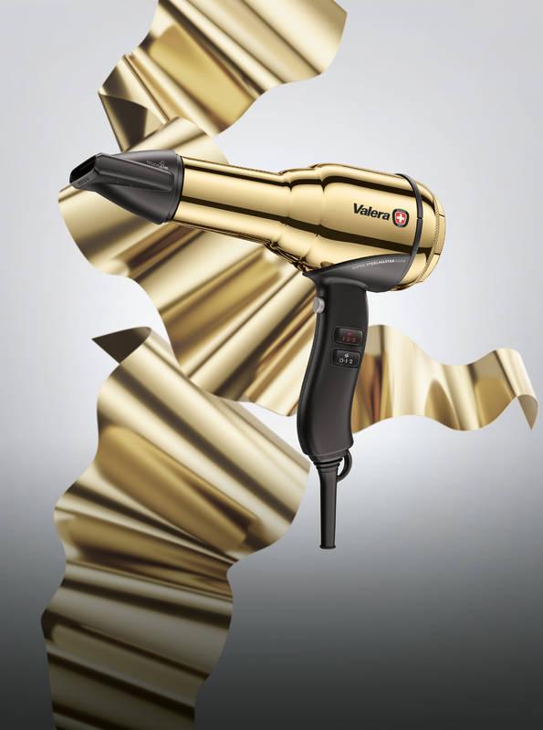 Fén Valera Swiss SteelMaster Light Gold kosmetika Farmagan zlatý