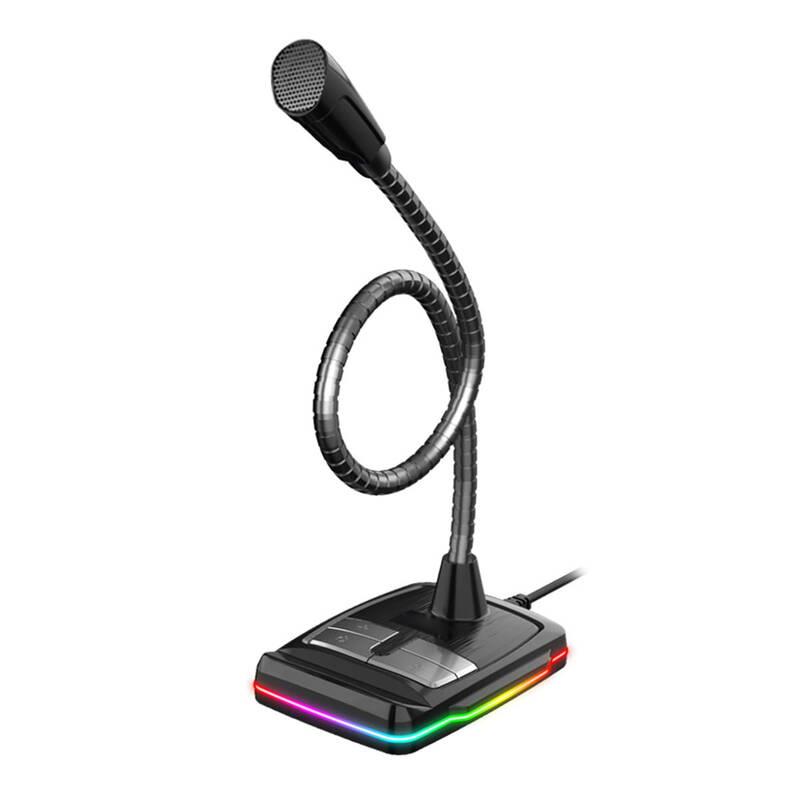 Mikrofon PLATINET VARR GAMING RGB USB černý, Mikrofon, PLATINET, VARR, GAMING, RGB, USB, černý