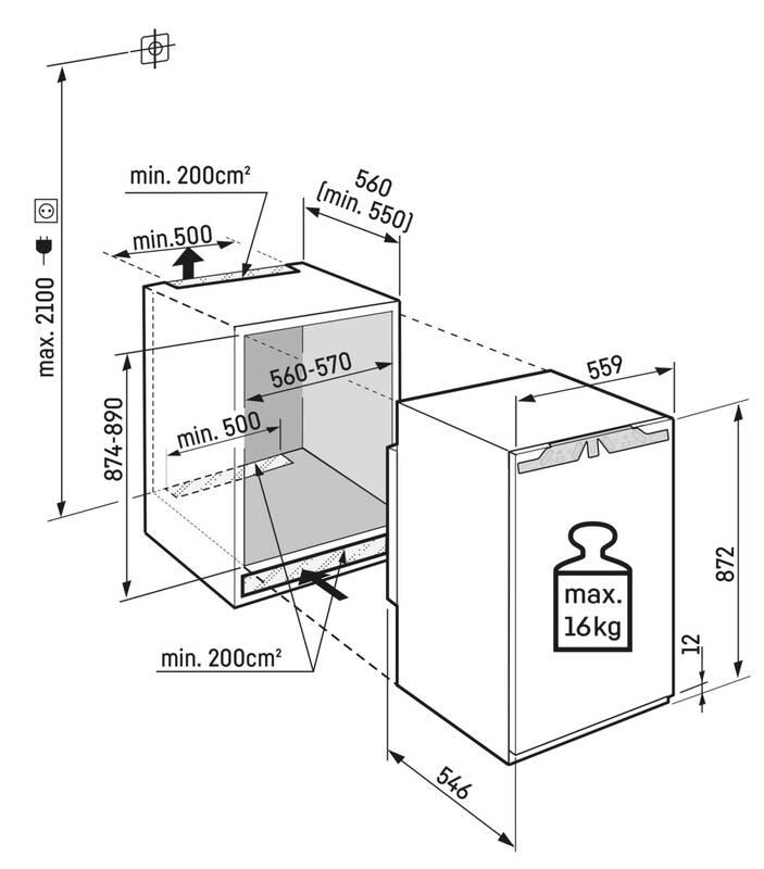 Mraznička Liebherr Prime IFNd 3954 bílá