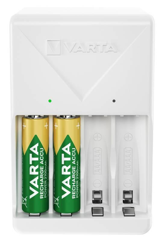 Nabíječka Varta Plug Charger 4 AA 2100 mAh, Nabíječka, Varta, Plug, Charger, 4, AA, 2100, mAh