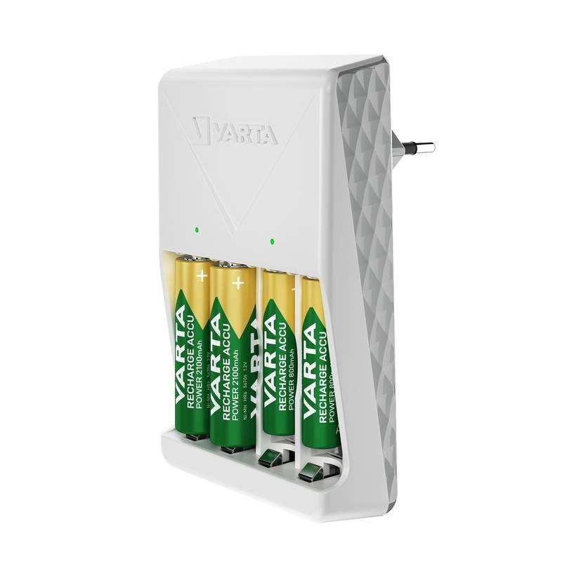 Nabíječka Varta Plug Charger 4 AA 2100 mAh, Nabíječka, Varta, Plug, Charger, 4, AA, 2100, mAh