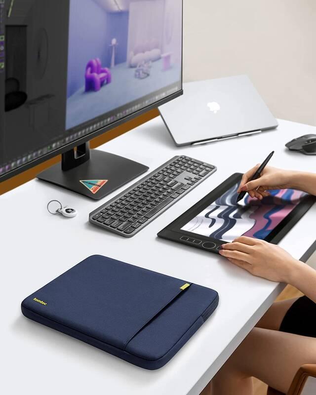 Pouzdro na notebook tomtoc Sleeve na 14" MacBook Pro modré