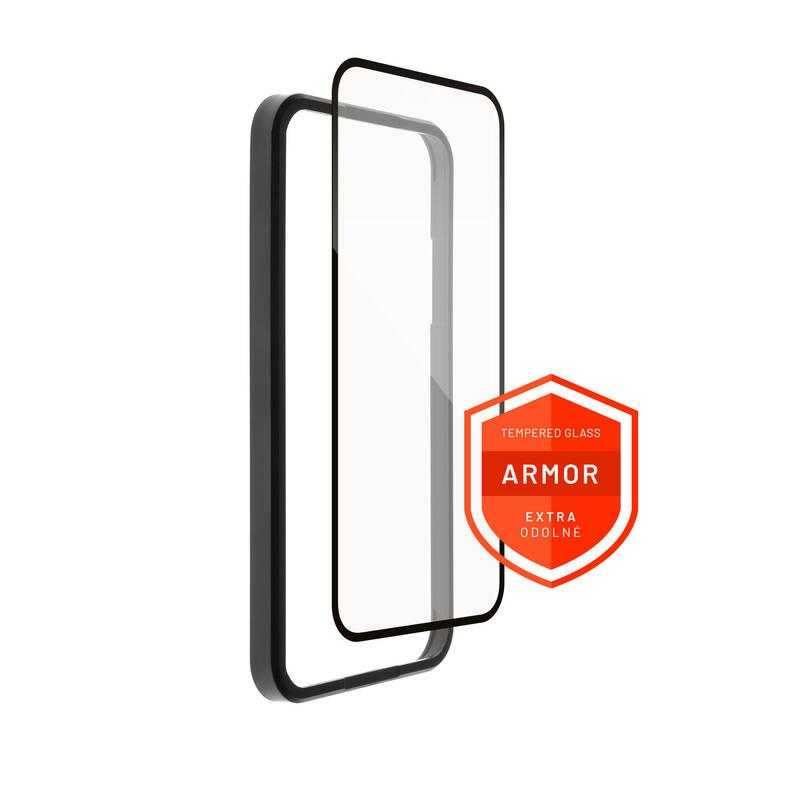 Tvrzené sklo FIXED Armor s aplikátorem na Apple iPhone 14 Plus 13 Pro Max černé