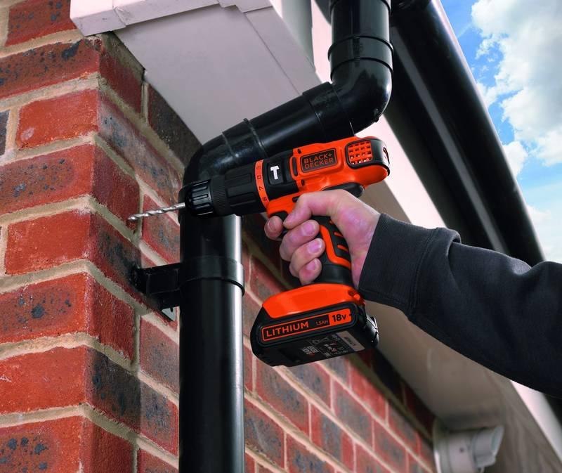 Aku vrtačka Black-Decker BDK188KB, 2 aku