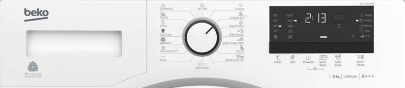 Automatická pračka Beko WTV 6632 B0 bílá