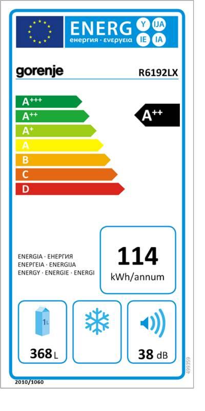 Chladnička Gorenje Advanced R 6192 LX