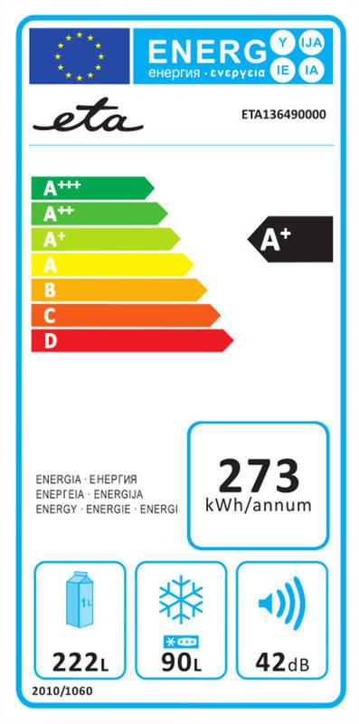 Chladnička s mrazničkou ETA 136490000 bílá