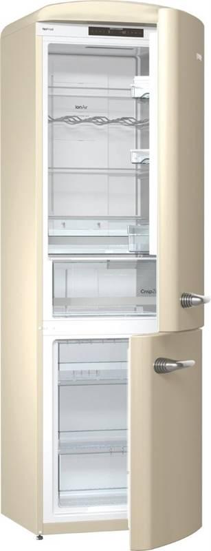 Chladnička s mrazničkou Gorenje Retro ONRK193C krémová
