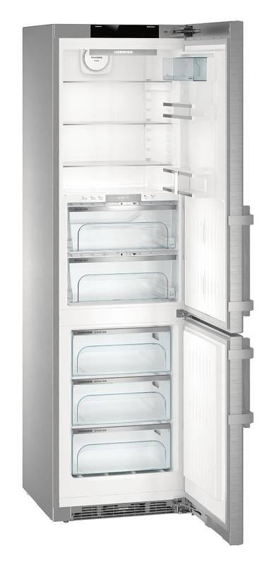 Chladnička s mrazničkou Liebherr Premium CBNPes 4858 nerez