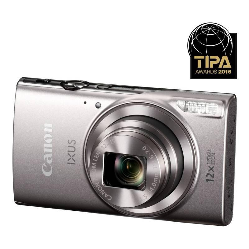 Digitální fotoaparát Canon IXUS 285 HS stříbrný, Digitální, fotoaparát, Canon, IXUS, 285, HS, stříbrný