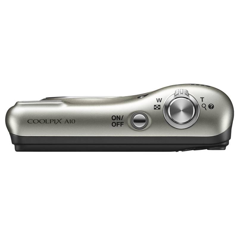 Digitální fotoaparát Nikon Coolpix A10 stříbrný