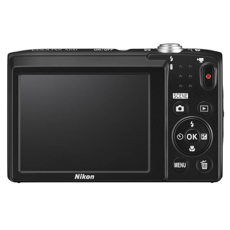 Digitální fotoaparát Nikon Coolpix A100 stříbrný, Digitální, fotoaparát, Nikon, Coolpix, A100, stříbrný