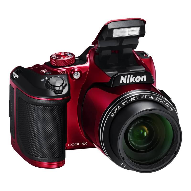 Digitální fotoaparát Nikon Coolpix B500 červený