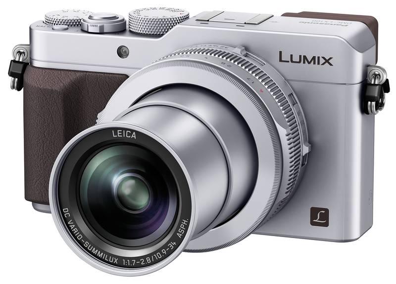 Digitální fotoaparát Panasonic Lumix DMC-LX100EPS stříbrný, Digitální, fotoaparát, Panasonic, Lumix, DMC-LX100EPS, stříbrný