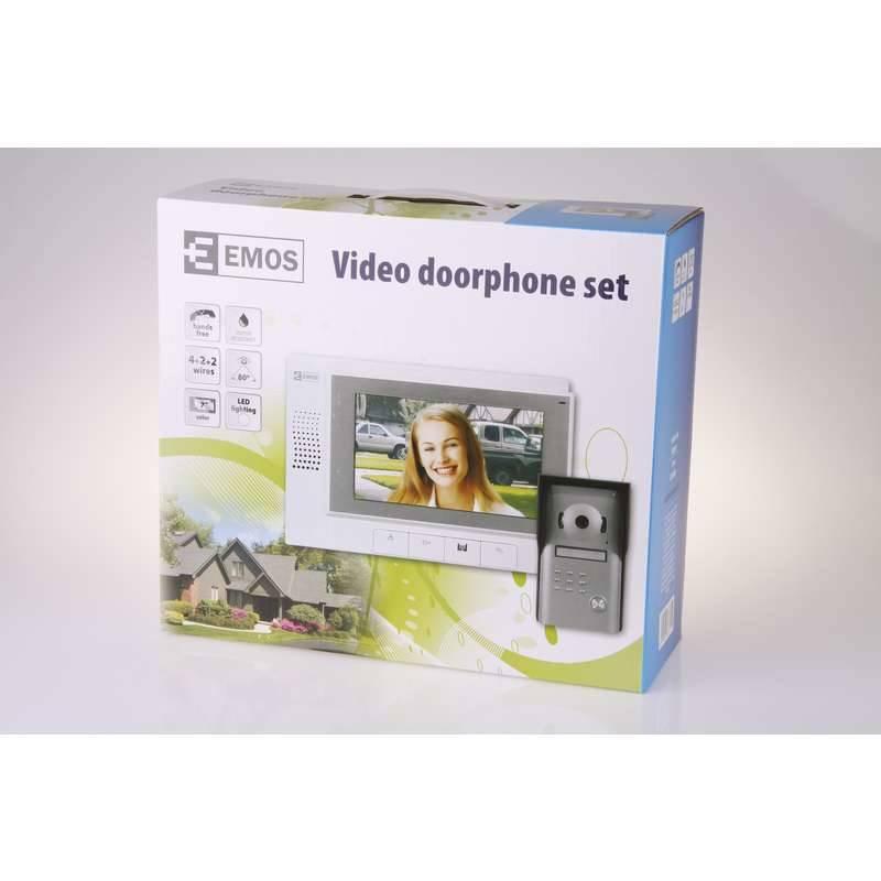 Dveřní videotelefon EMOS RL-03M, Dveřní, videotelefon, EMOS, RL-03M